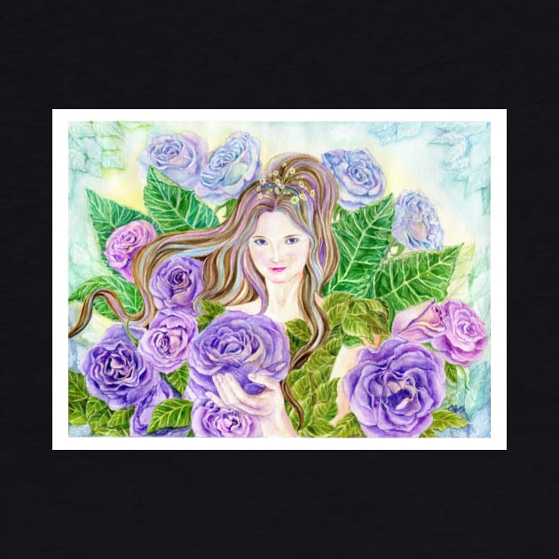 Lilac Mystique Rose Fairy by cristinahansen